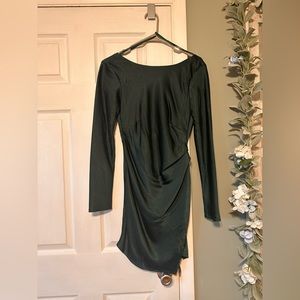 Dark green dress